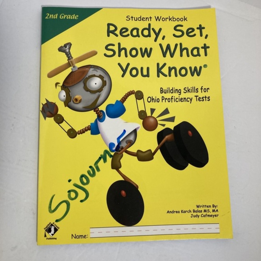 2nd Gr Workbook Homeschool/Tutoring/Classroom RDG/Writing/Math‎ w/Parent Book